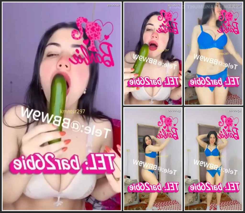 تجميعة فيديوهات لمصرية نار حصريه لوتكه مصرية فرسة بجسم كيرفي هايجة تلعب بالخيارة
